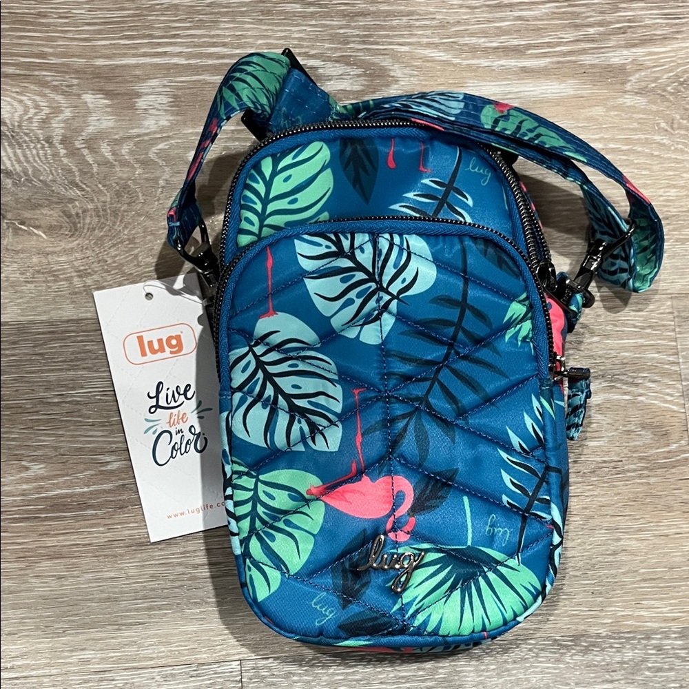 NWT LUG SKEETER MINI FLAMINGO BELT BAG